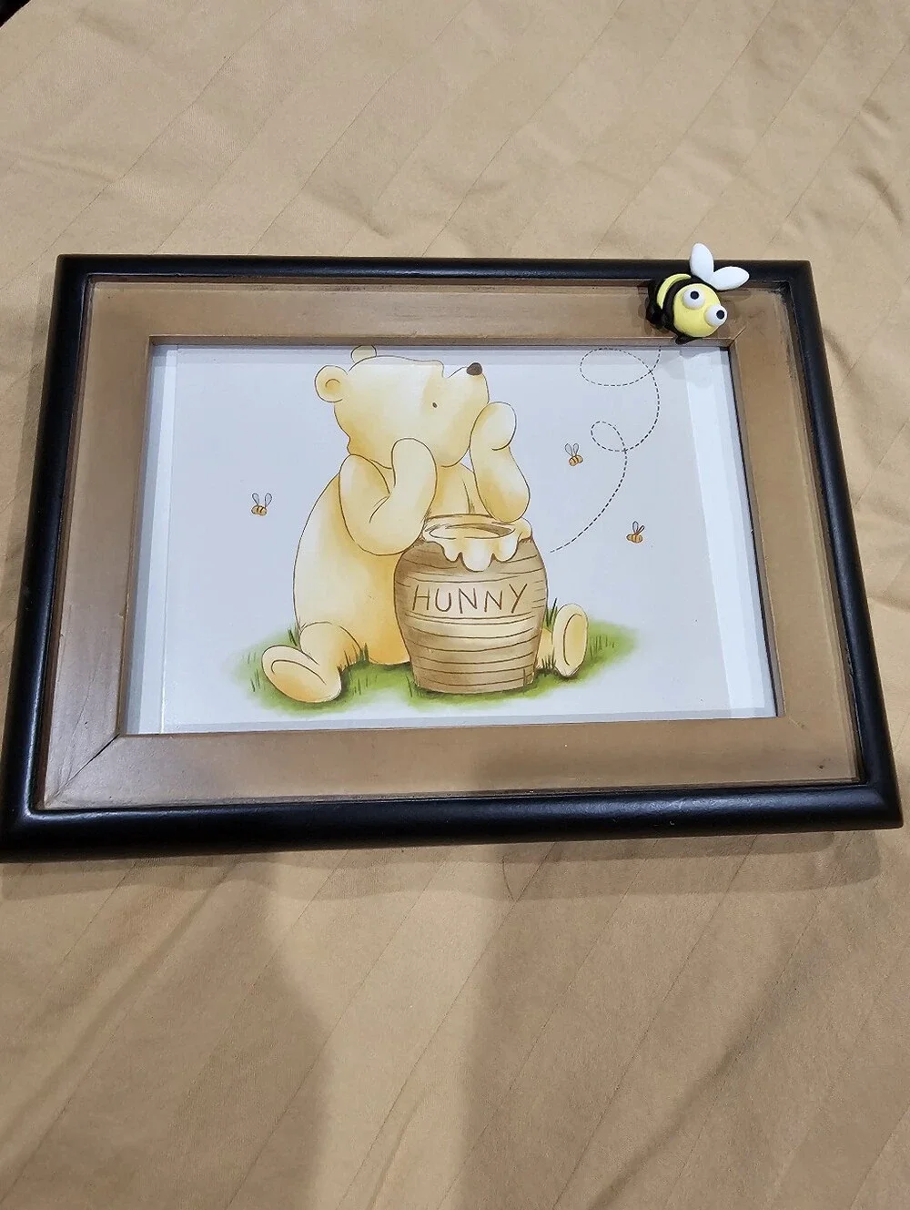 Winnie the Pooh 'Hunny' Framed Art with Bee Accent